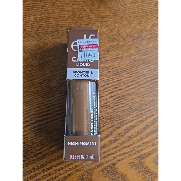 E.L.F. Other - e.l.f. Camo Liquid Bronzer & Contour, Silky Highly Pigmented Formula, B0DHRTGJPJ